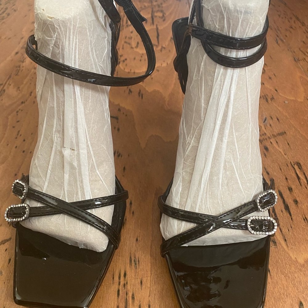 Sam Edelman size 8 Elegant Black Strappy Heels